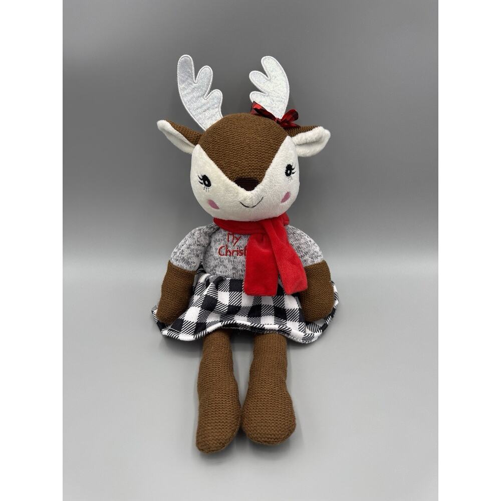 Spark Create Imagine Deer My 1st Christmas Plush 16” Stuffed Animal